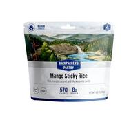Backpacker's Pantry Mango Sticky Rice | Freeze Dried Backpacking & Camping Food | Emergency Food | 10 g Protein, Vegan, Gluten Free | Pack of 1