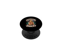 Backpacking Is Just Traveling With Snacks Hiking Hiker PopSockets Adhesive PopGrip