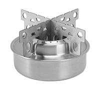 Backpacking Stove, Stainless Steel Mini Portable Camping Stove with Crossed Bracket for Outdoor Hiking and Picnic Use 2pcs