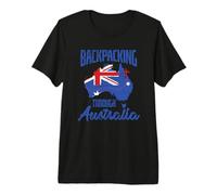 Backpacking Through Australia Sydney Premium T-Shirt