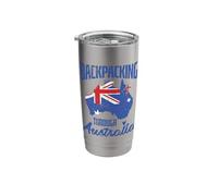 Backpacking Through Australia Sydney Stainless Steel Insulated Tumbler