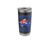 Backpacking Through Australia Sydney Stainless Steel Insulated Tumbler
