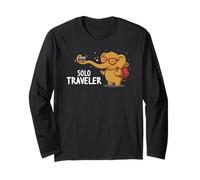 Backpacking Travel Outfit Elephant Costume Solo Traveler Long Sleeve T-Shirt