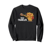 Backpacking Travel Outfit Elephant Costume Solo Traveler Sweatshirt