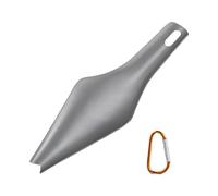 Backpacking Trowel - Waste Cleanup High Strength Tool Lightweight | Small Titanium Survival Shovel | For Camping Gardening Amateur Archaeology Beach Trip Hiking Portable Digging