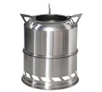Backpacking Wood Stove, Portable Folding Camp Stove with Carrying Bag, Compact Small Wood Burning Stoves for Camping, Hiking, Outdoor Cooking, Small