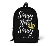 Backpacks Copy of Best Seller - Sorry Not Sorry Six The Musical 17inch School Bag