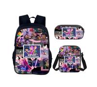 Backpacks Kindergarten Girls Boys, 3pcs Set K pop Demon Hunters Kids School Bag for Aged 3-12 Years, 40cm x 30cm x 11cm Toddler Backpack, Children's Backpack, the Great Gift for Kids.