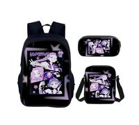 Backpacks Kindergarten Girls Boys, 3pcs Set K pop Demon Hunters Kids School Bag for Aged 3-12 Years, 40cm x 30cm x 11cm Toddler Backpack, Children's Backpack, the Great Gift for Kids.