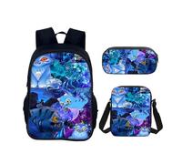 Backpacks Kindergarten Girls Boys, 3pcs Set K pop Demon Hunters Kids School Bag for Aged 3-12 Years, 40cm x 30cm x 11cm Toddler Backpack, Children's Backpack, the Great Gift for Kids.