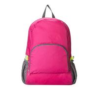 Backpacks Red Portable Foldable Outdoor Backpack for Travel Mountaineering Waterproof Fabric Sports Skin Bag Backpack Military Backpacks Women, Hot Pink, One Size