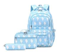 Backpacks School Girls,Three Piece Backpack Campus Primary And Secondary School Students Schoolbag Meal Bag Three In One Printed Backpack