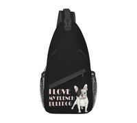 Backpacks Sling Bag Chest Bags Fashion French Bulldog Sling Bag Crossbody Men Pet Puppy Dog Animal Frenchie Shoulder Bag for Travel Cycling Leisure Outdoor Holiday Gifts