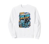 Backprint 1986 Urban Tuk Tuk Racer City Drag Edition Retro Sweatshirt