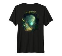 Backprint A Path Through the Magic of the Beautiful Forest Premium T-Shirt