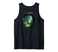 Backprint A Path Through the Magic of the Beautiful Forest Tank Top