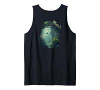 Backprint A Path Through the Magic of the Beautiful Forest Tank Top