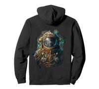 Backprint An alien on earth Pullover Hoodie