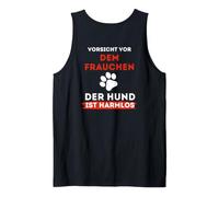 Backprint Beware of the Dog is Harmless Tank Top