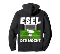Backprint Donkey of the W oalkeeper Player Pullover Hoodie