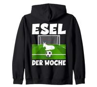 Backprint Donkey of the W oalkeeper Player Zip Hoodie