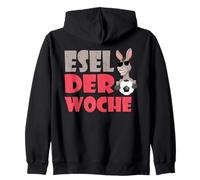 Backprint Donkey of the W oalkeeper Player Zip Hoodie
