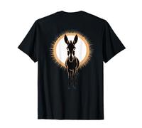 Backprint Donkey Sign I'm The Greatest Silhouette Fun Donkey T-Shirt