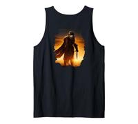 Backprint Epic Knight at Sunset on the Field Tank Top