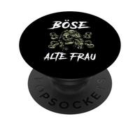Backprint Evil Old Woman PopSockets Adhesive PopGrip