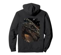 Backprint Fantasy Dinosaur T-Rex Dino Pullover Hoodie