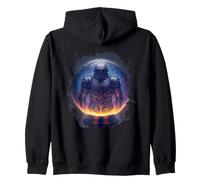 Backprint Knights in the Supernova Crystal Zip Hoodie