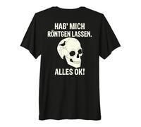 Backprint let me X -ray Everything ok Bird in the Head Premium T-Shirt