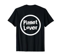 Backprint Love Our Planet Awareness - Eco Warrior Statement T-Shirt