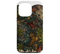 BACKPRINT - Mythic Dragon Spirit - Asian Tattoo Art Case for iPhone 13 Pro