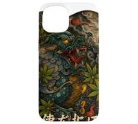 BACKPRINT - Mythic Dragon Spirit - Asian Tattoo Art Case for iPhone 15