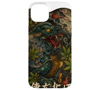 BACKPRINT - Mythic Dragon Spirit - Asian Tattoo Art Case for iPhone 15 Plus