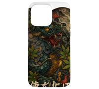 BACKPRINT - Mythic Dragon Spirit - Asian Tattoo Art Case for iPhone 15 Pro Max