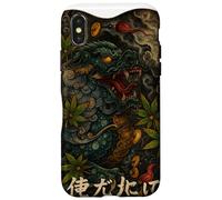 BACKPRINT - Mythic Dragon Spirit - Asian Tattoo Art Case for iPhone X/XS