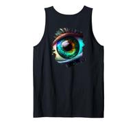 Backprint Rainbow Eye the Beauty in the Dark Tank Top