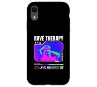 Backprint: Rave Therapy Aesthetic Techno House Trance Music Case for iPhone XR