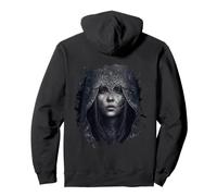 Backprint The Dark Witch and her magic Pullover Hoodie