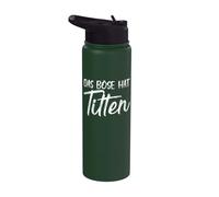 Backprint The Evil has Boobs Breasts Bosom Funny Stainless Steel Insulated Water Bottle