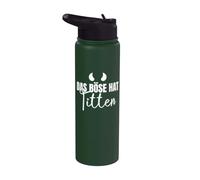 Backprint The Evil has Boobs Breasts Bosom Funny Stainless Steel Insulated Water Bottle