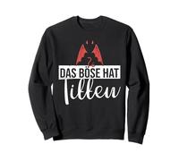 Backprint The Evil has boobs breasts bosom funny Sweatshirt
