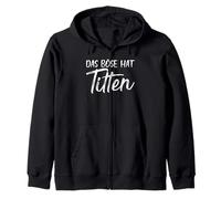 Backprint The Evil has boobs breasts bosom funny Zip Hoodie