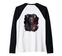 Backprint The Immortal Ruler of the Night Vampire Raglan Baseball Tee