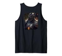 Backprint The Knight Fighting Evil Tank Top