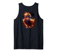 Backprint The Majestic Splendor of the Resurrection Phoenix Tank Top