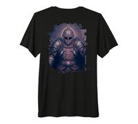 Backprint The Mighty Knight with Powerful Aura Premium T-Shirt