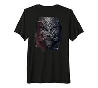 Backprint The Mighty Viking with Armor of war Premium T-Shirt